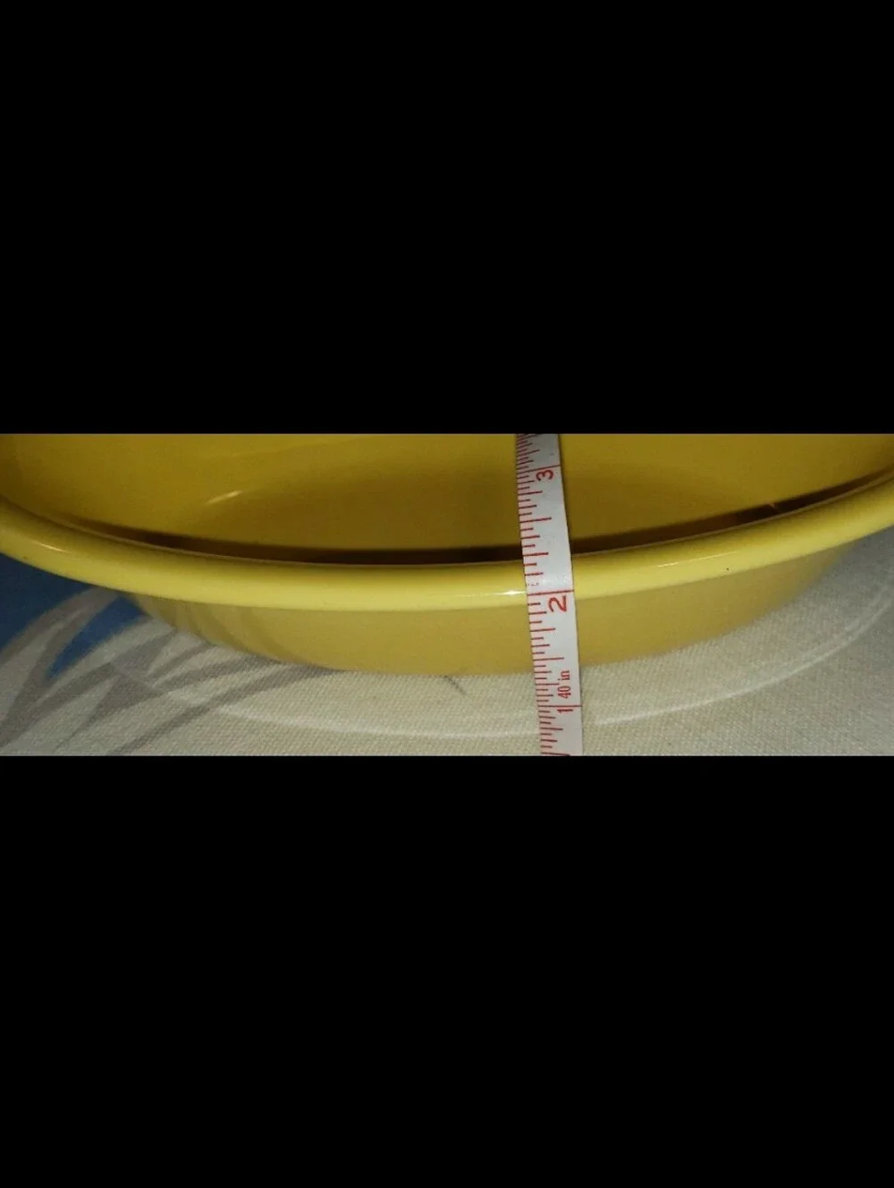 Set Of Three (3) Mid-Century Yellow Fransiscan Oval Serving Bowls